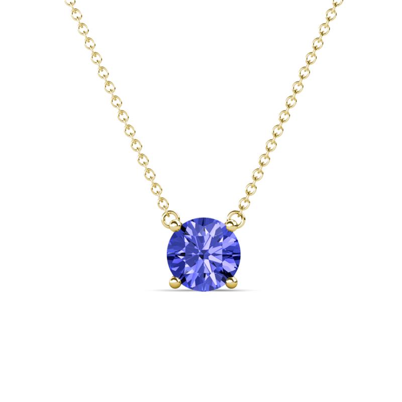 Juliana 7.00 mm Round Tanzanite Solitaire Pendant Necklace 