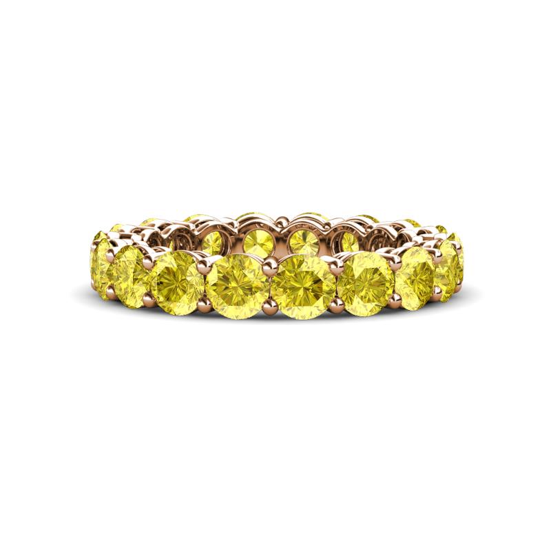 Tiffany 4.00 mm Yellow Sapphire Eternity Band 