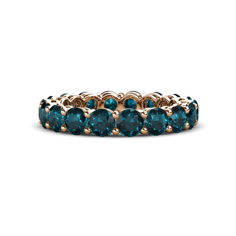 Tiffany 4.00 mm London Blue Topaz Eternity Band 