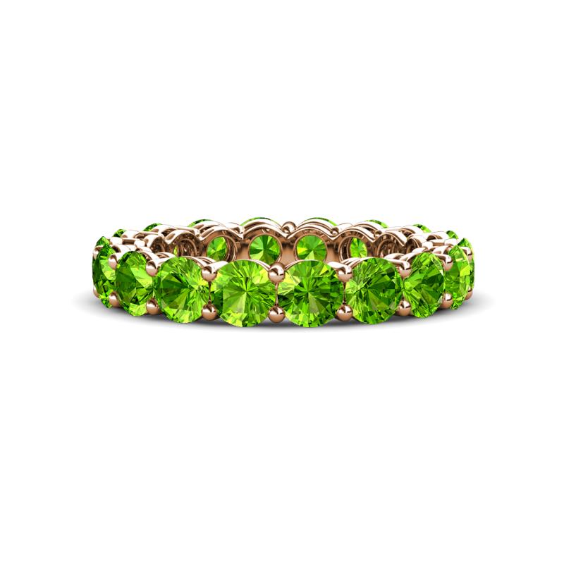 Tiffany 4.00 mm Peridot Eternity Band 