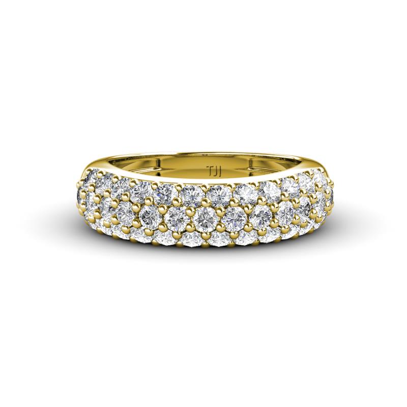 Tiana 2 ctw Diamond Micro Pave Set Wedding Band 