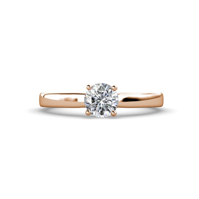 Annora Forever One Moissanite Solitaire Engagement Ring 