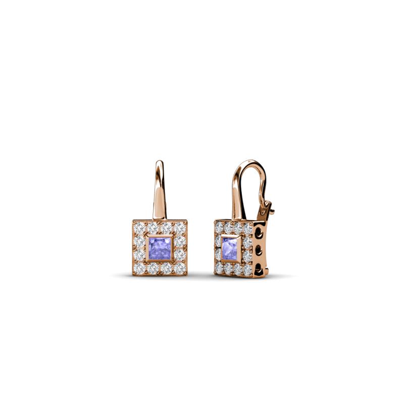 Esme Tanzanite Dangling Earrings 