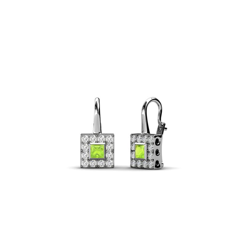 Esme Peridot Dangling Earrings 