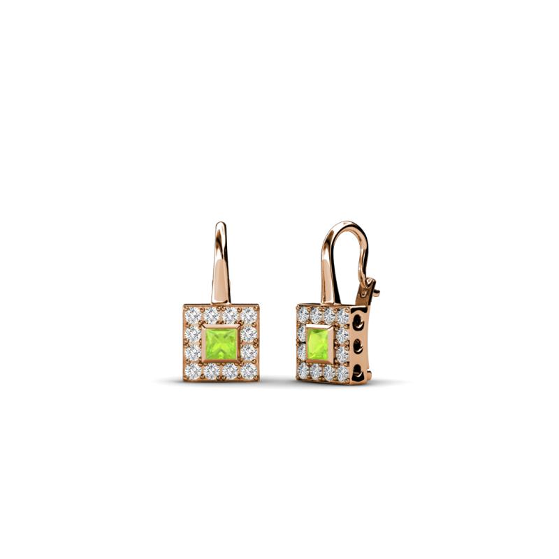 Esme Peridot Dangling Earrings 