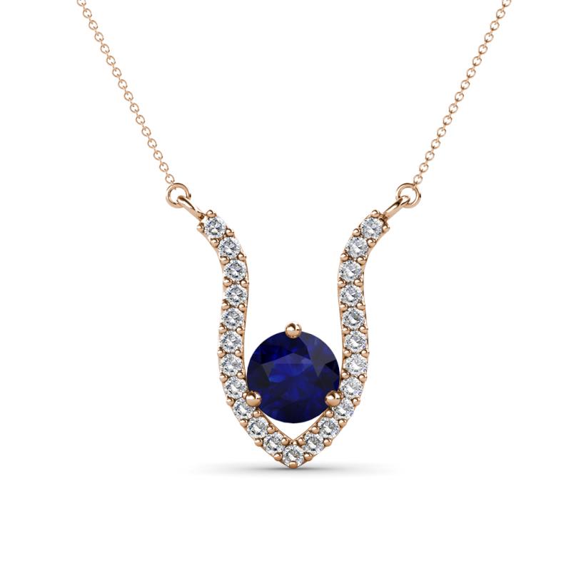 Kohl's blue sales sapphire necklace