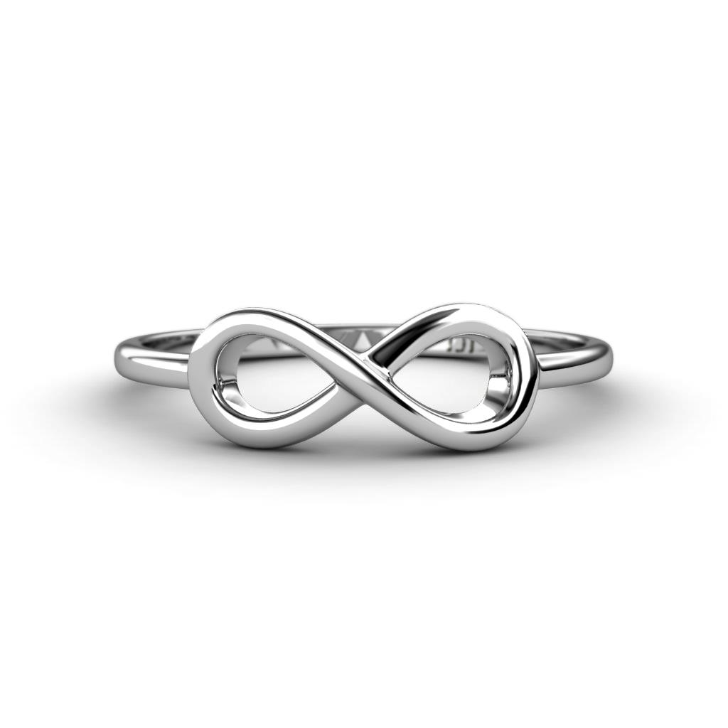 Evanna Classic Infinity Minimalist Promise Ring 