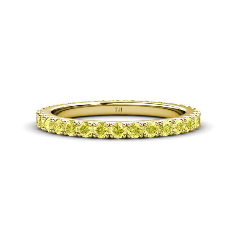 Lara 2.70 mm Yellow Diamond Eternity Band 