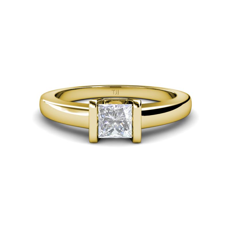 Leo Diamond VS/F Certified Solitare Princess Engagement Ring –  tidewaterdiamond