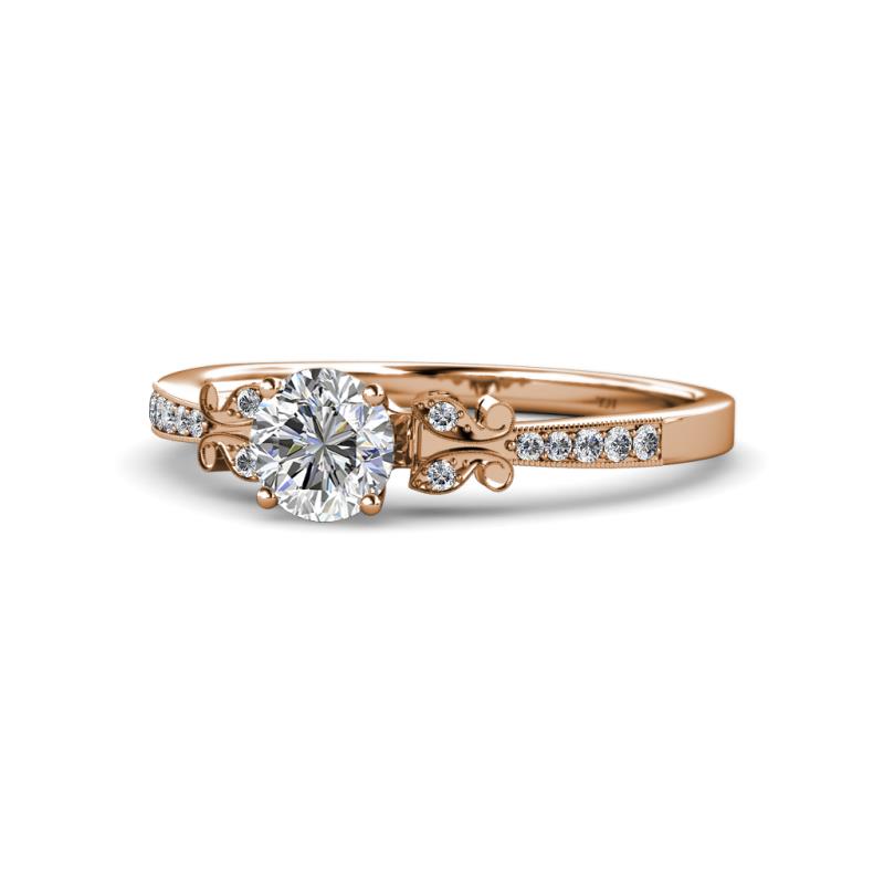 Freya Lab Grown Diamond and Natural Diamond Butterfly Engagement Ring 
