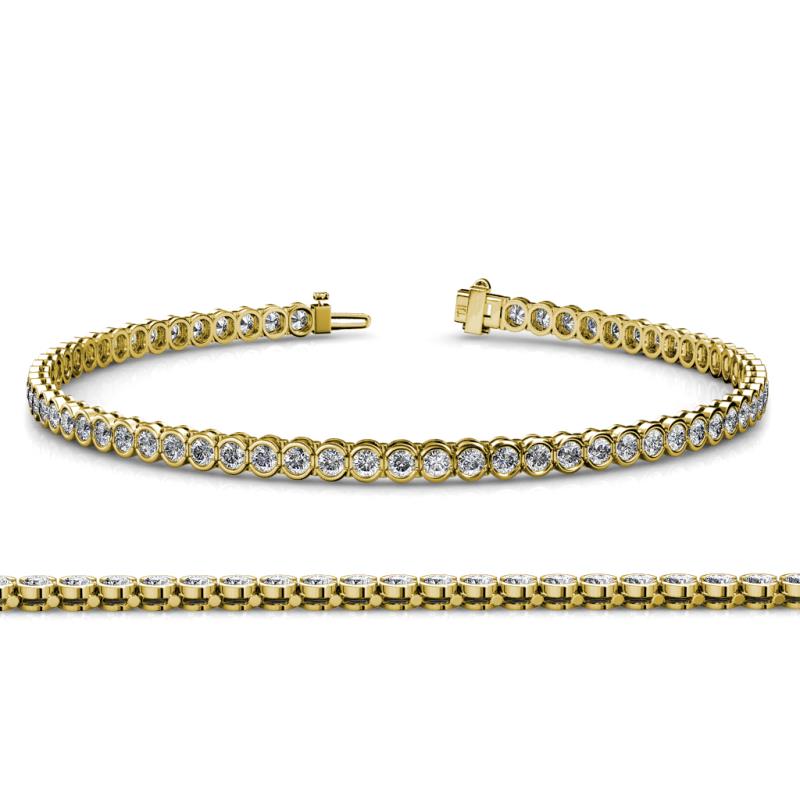Tiara 2.60 mm Lab Grown Diamond Eternity Tennis Bracelet 