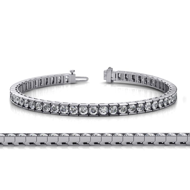 Abril 3.10 mm Lab Grown Diamond Eternity Tennis Bracelet 