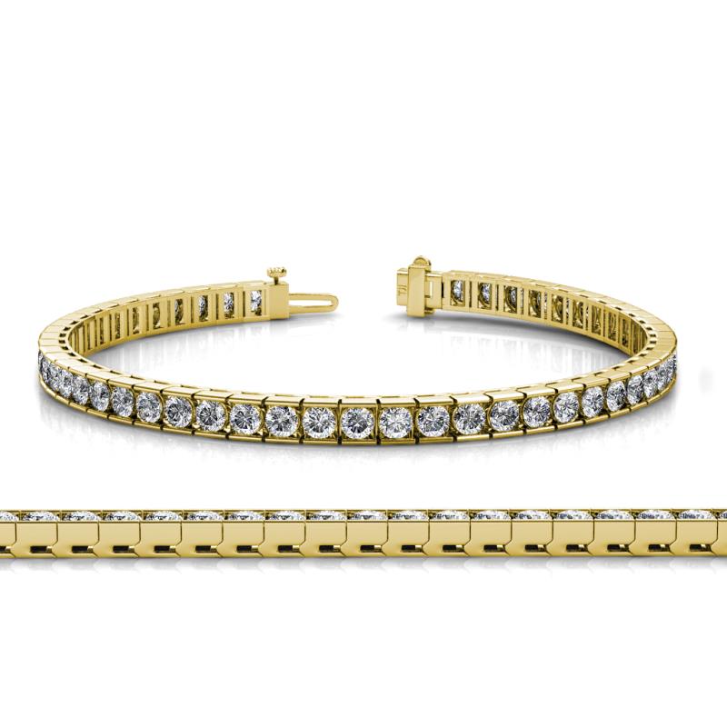 Abril 3.10 mm Lab Grown Diamond Eternity Tennis Bracelet 
