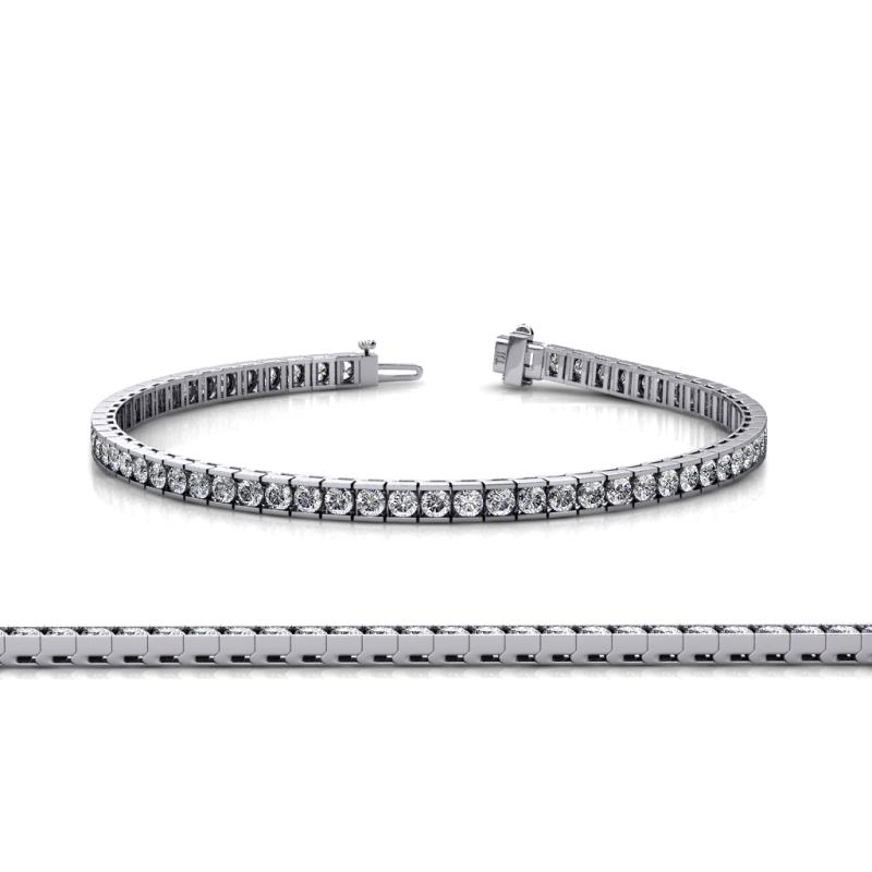 Abril 2.50 mm Diamond Eternity Tennis Bracelet 