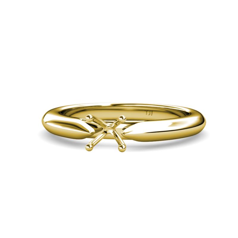 Akila Prong Semi Mount Engagement Ring Prong Semi Mount Womens Solitaire Engagement Ring Setting K Yellow Gold
