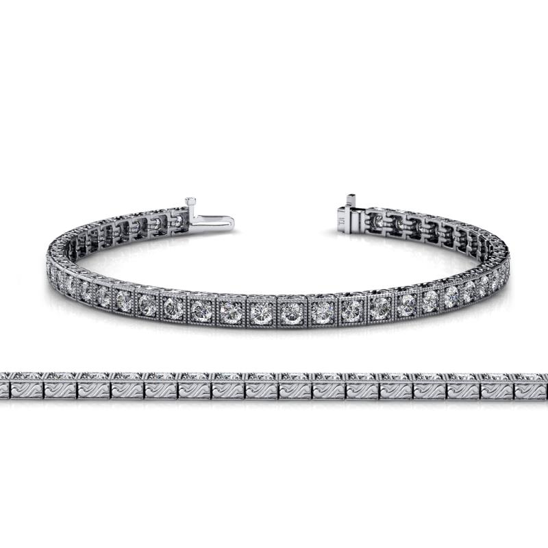 Nancie 3.30 mm Lab Grown Diamond Eternity Tennis Bracelet 