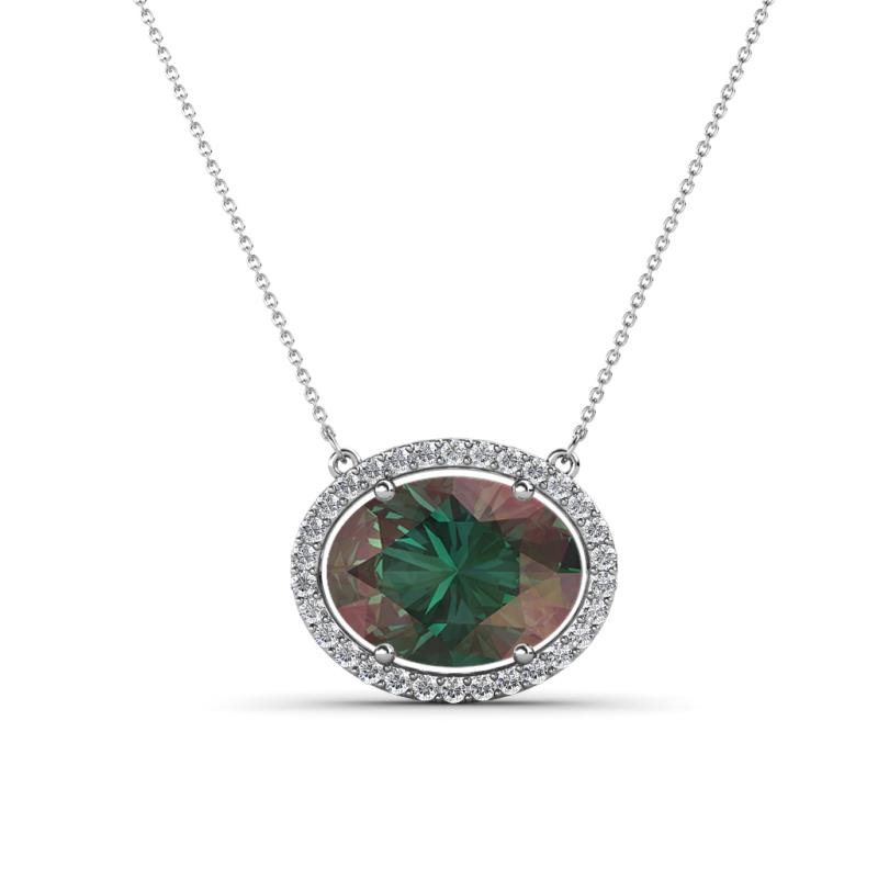 lab created alexandrite pendant