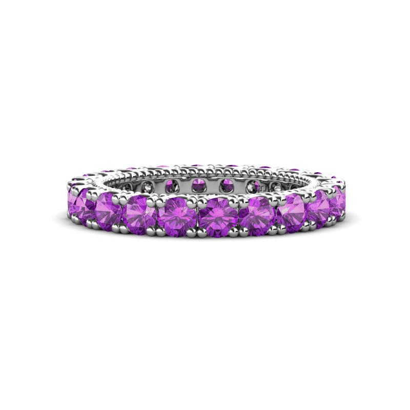 Ellen 3.00 mm Amethyst Eternity Band 