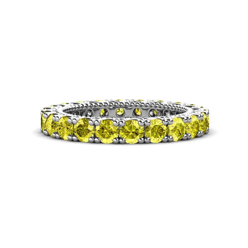 Ellen 3.00 mm Yellow Diamond Eternity Band 