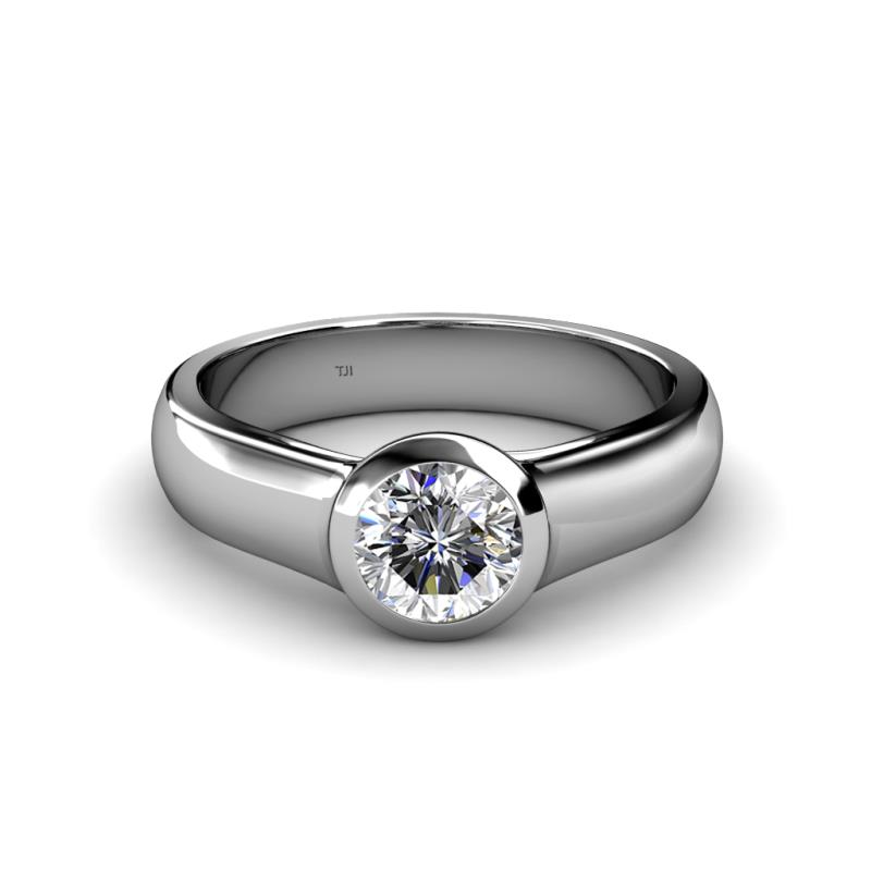Enola 0.75 ct IGI Certified Lab Grown Diamond Round (5.80 mm) Solitaire Engagement Ring 