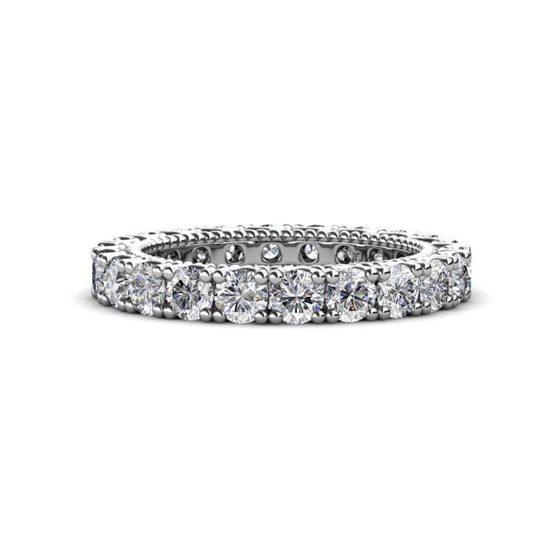 Ellen 3.00 mm Forever One Moissanite Eternity Band 