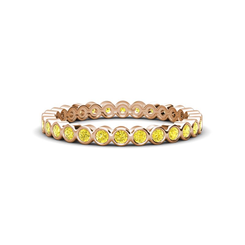 Zhuri 2.00 mm Yellow Diamond Eternity Band 