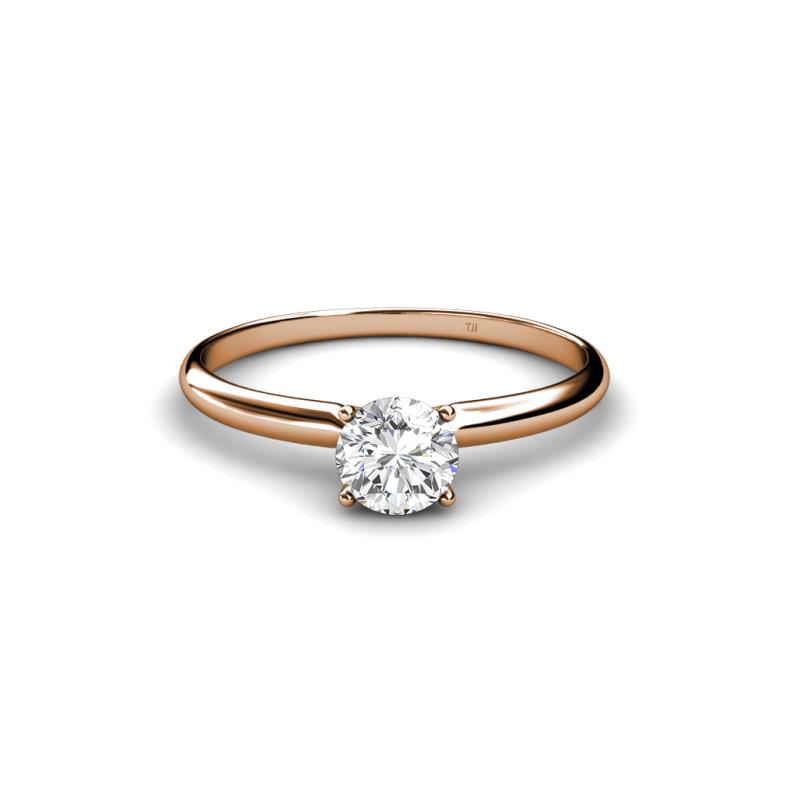 Solus 0.50 ct IGI Certified Lab Grown Diamond Round (5.00 mm) Solitaire Engagement Ring  