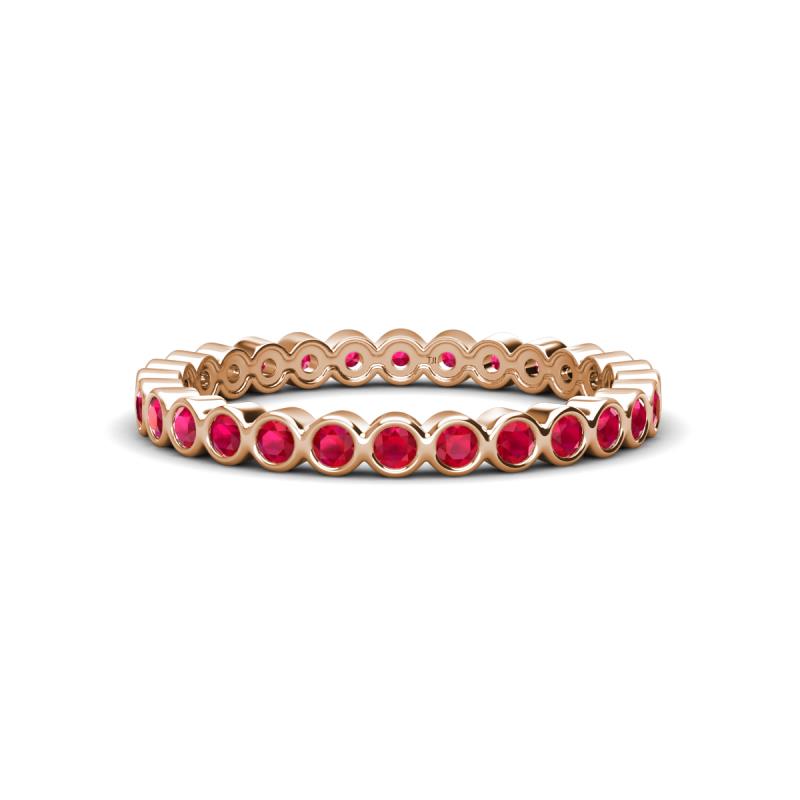 Zhuri 2.00 mm Ruby Eternity Band 