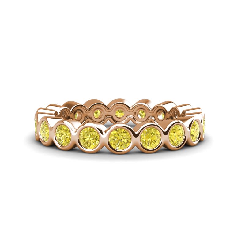 Zhuri 3.00 mm Yellow Diamond Eternity Band 