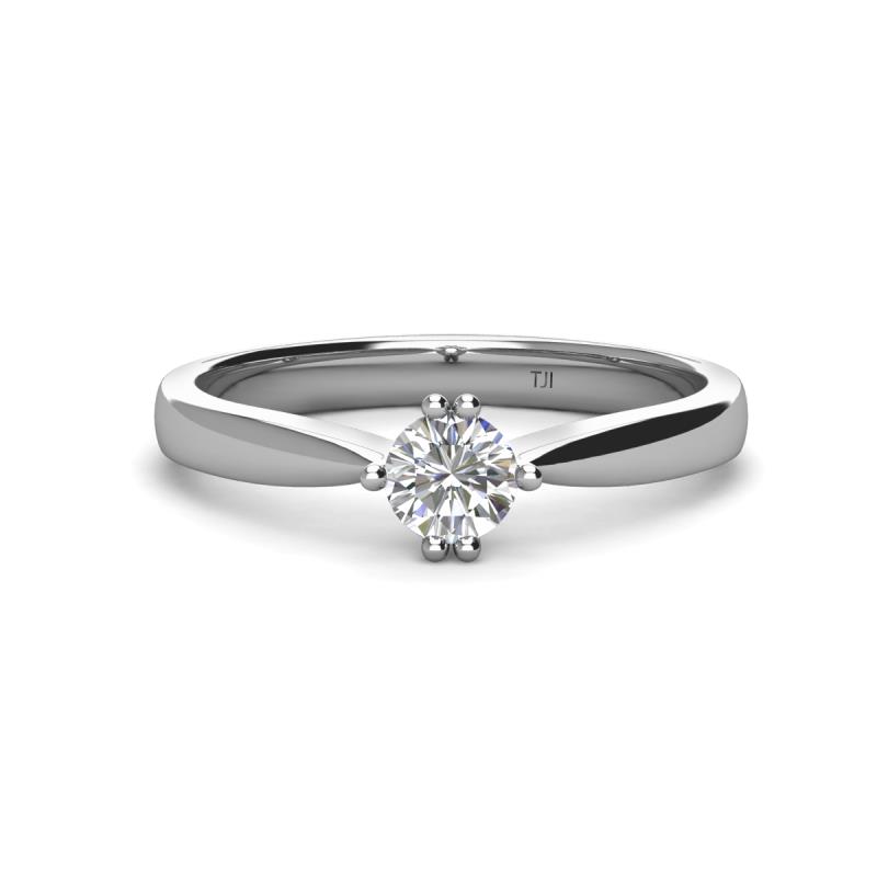 Isla 5.00 mm Round Forever Brilliant Moissanite Solitaire Engagement Ring  