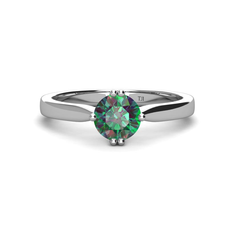 Isla 6.50 mm Round Lab Created Alexandrite Solitaire Engagement Ring  