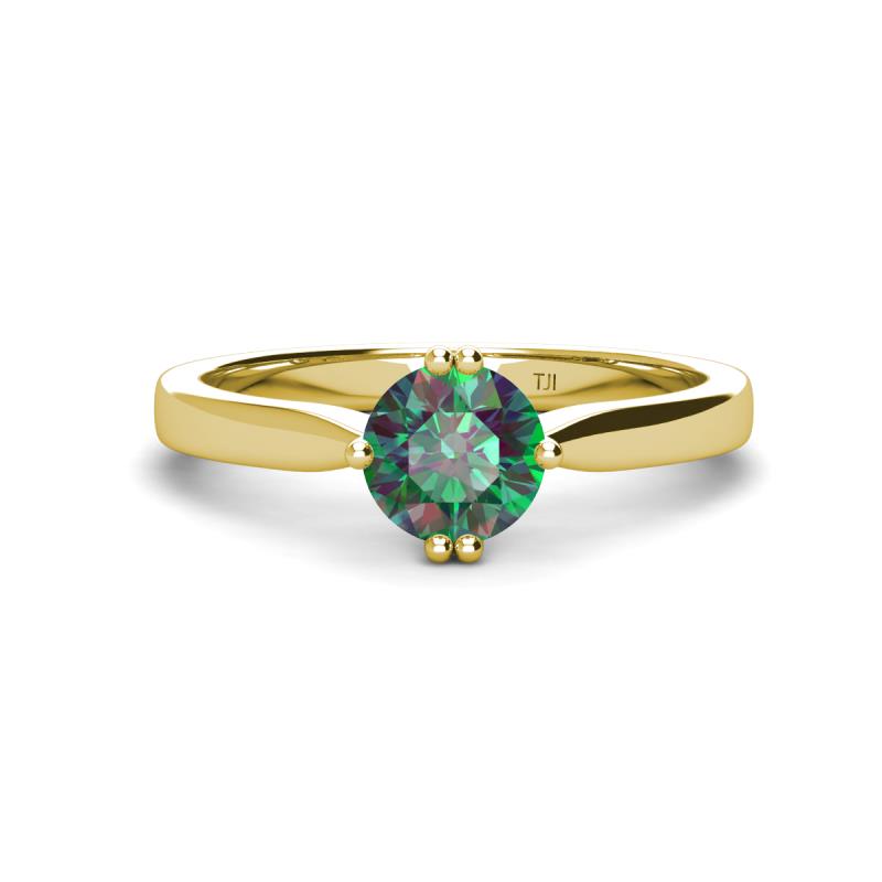 Isla 6.50 mm Round Lab Created Alexandrite Solitaire Engagement Ring  