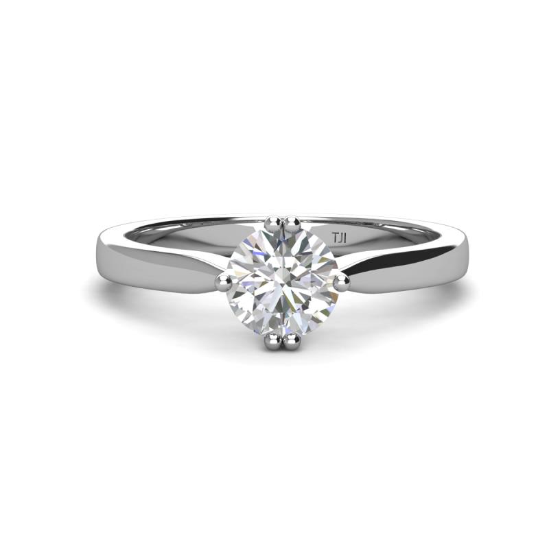 Isla 6.50 mm Round Forever Brilliant Moissanite Solitaire Engagement Ring  
