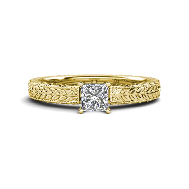 Kaelan 1.25 ct IGI Certified Lab Grown Diamond Princess Cut (6.00 mm) Solitaire Engagement Ring 