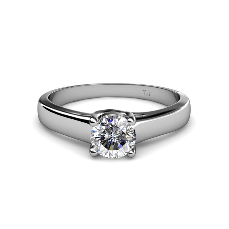 Aveza 1.00 ct IGI Certified Lab Grown Diamond Round (6.50 mm) Solitaire Engagement Ring 