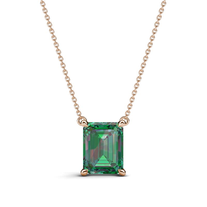 Lab created online alexandrite pendant