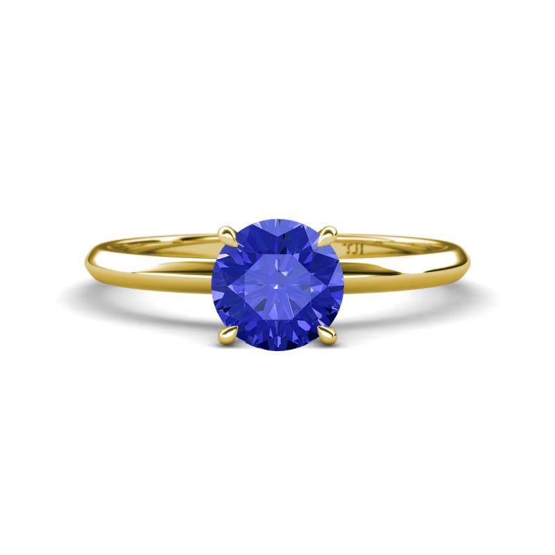 Elodie 6.50 mm Round Tanzanite Solitaire Engagement Ring 