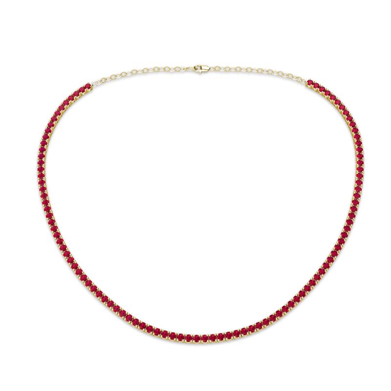 RUBY, ONYX AND DIAMOND NECKLACE | Your Everyday Fine Jewellery