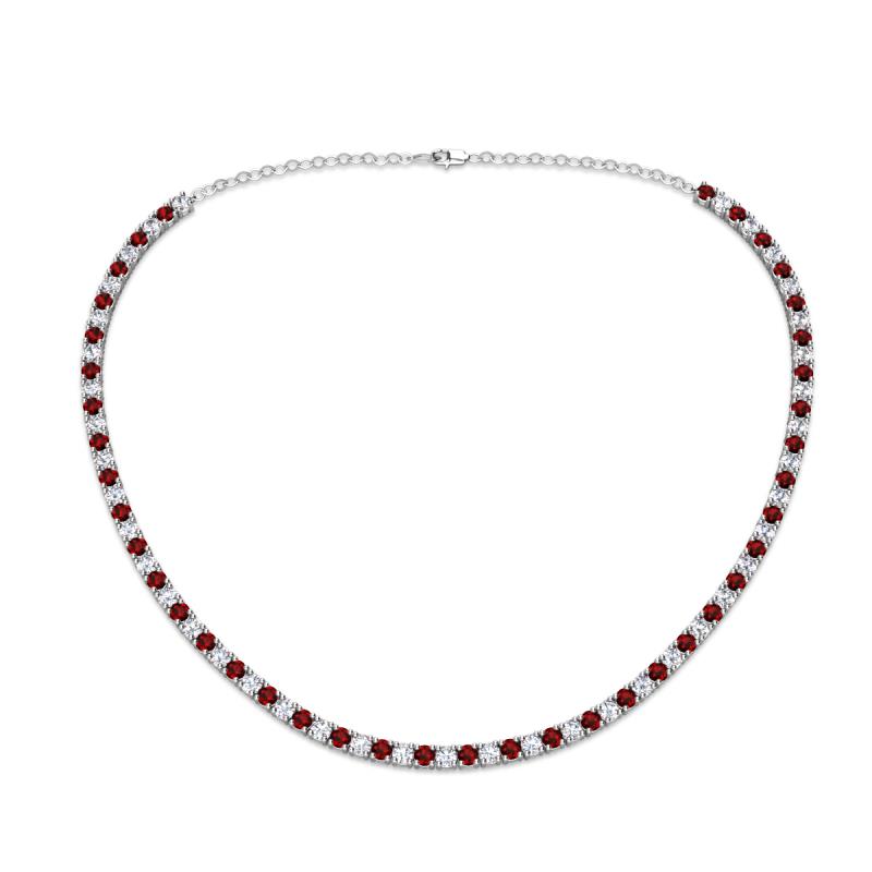 Brax Lab Grown Diamond Necklace 001-166-00037 14KW | Brax Jewelers |  Newport Beach, CA