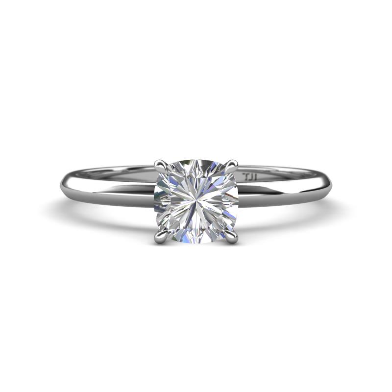 Elodie GIA Certified 6.00 mm Cushion Diamond Solitaire Engagement Ring 