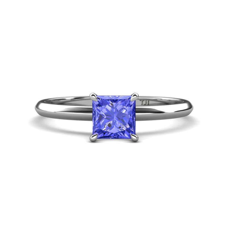 Elodie 6.00 mm Princess Tanzanite Solitaire Engagement Ring 