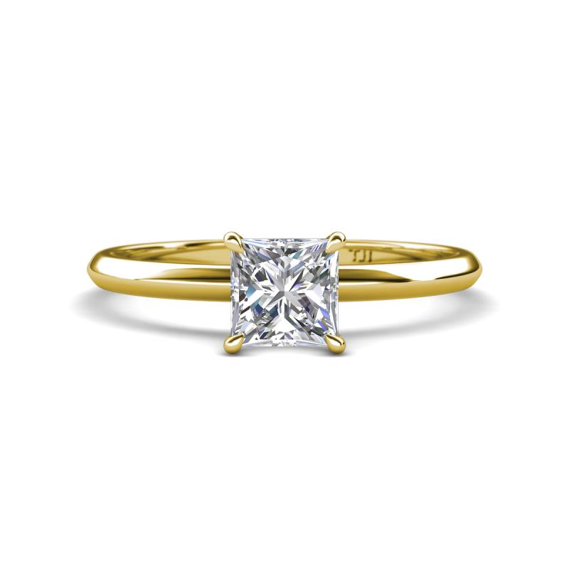 Elodie GIA Certified 6.00 mm Princess Diamond Solitaire Engagement Ring 