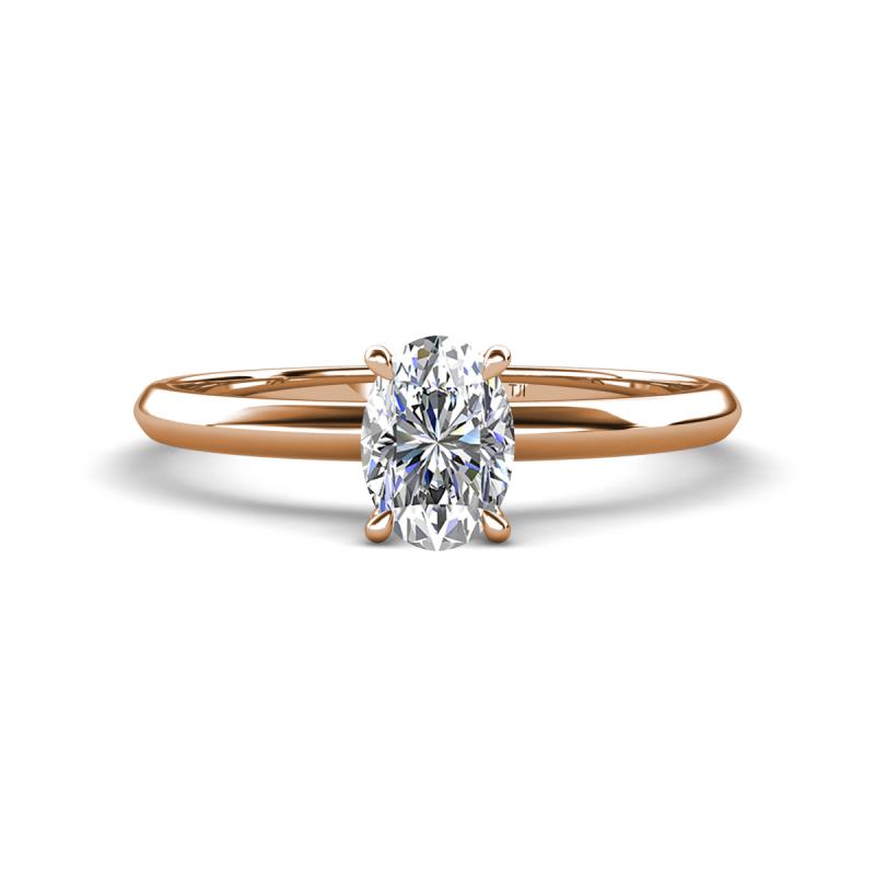 Elodie 0.80 ct IGI Certified Lab Grown Diamond Oval Cut (7x5 mm) Solitaire Engagement Ring 