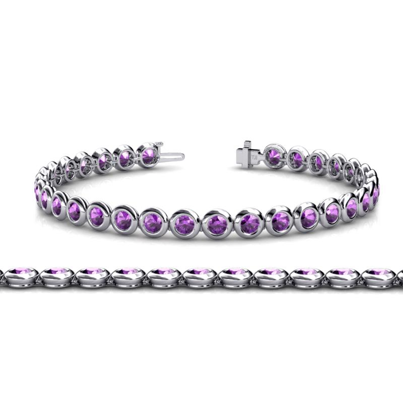 Quon Amethyst Tennis Bracelet 