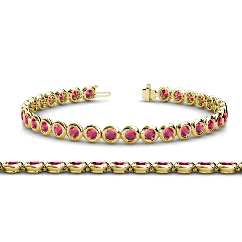 Quon Rhodolite Garnet Tennis Bracelet 