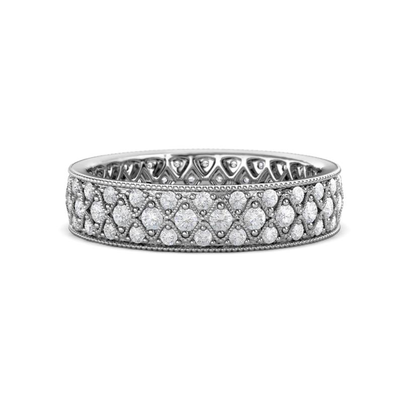 Cailyn White Sapphire Eternity Band 