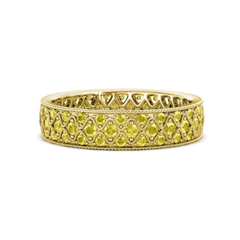 Cailyn Yellow Sapphire Eternity Band 