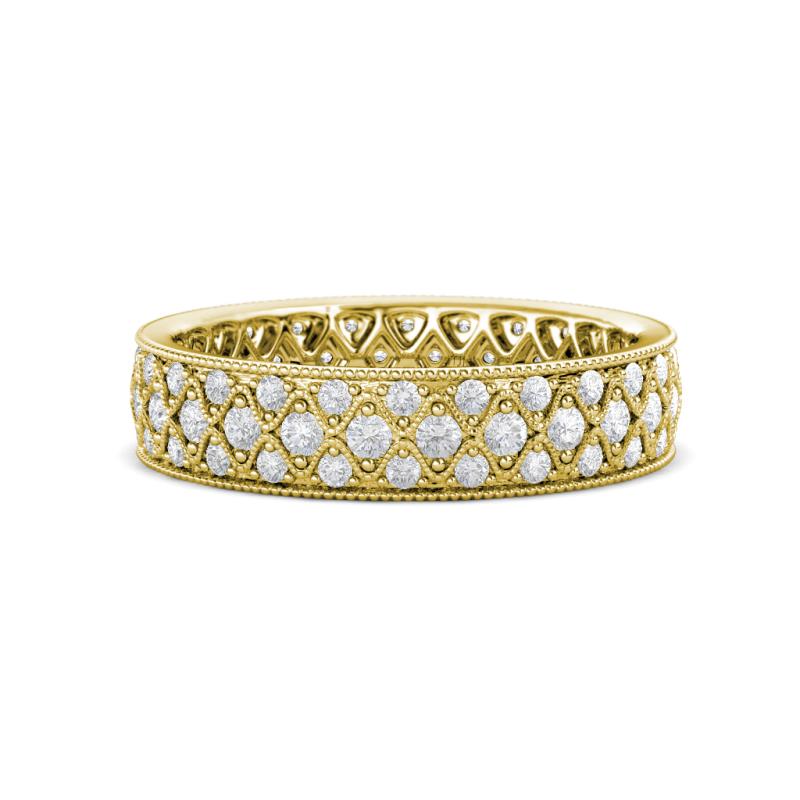 Cailyn White Sapphire Eternity Band 