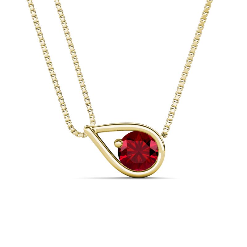 Lab Grown Ruby Pendant & Necklace — Bogart's Jewellers
