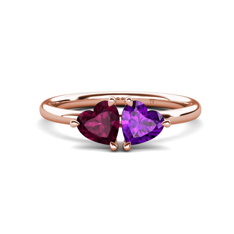 Alexandrite wedding ring set long hexagon cut Alexandrite engagement ring  three stone rose gold amethyst ring moissanite promise ring women | Three  stone engagement rings, Promise ring set, Gold amethyst ring